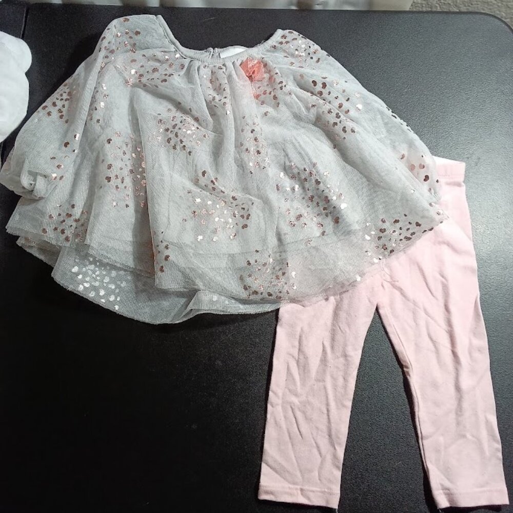 Nannette Kids 12M Pants outfit with Hearts